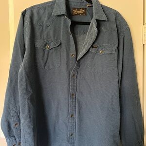 Howler Brothers Navy Textured Shirt